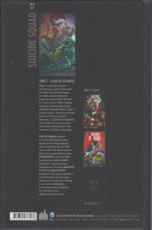 BD Suicide Squad- La loi de la jungle - N°2- EO - 2016 -TTBE- Collectif