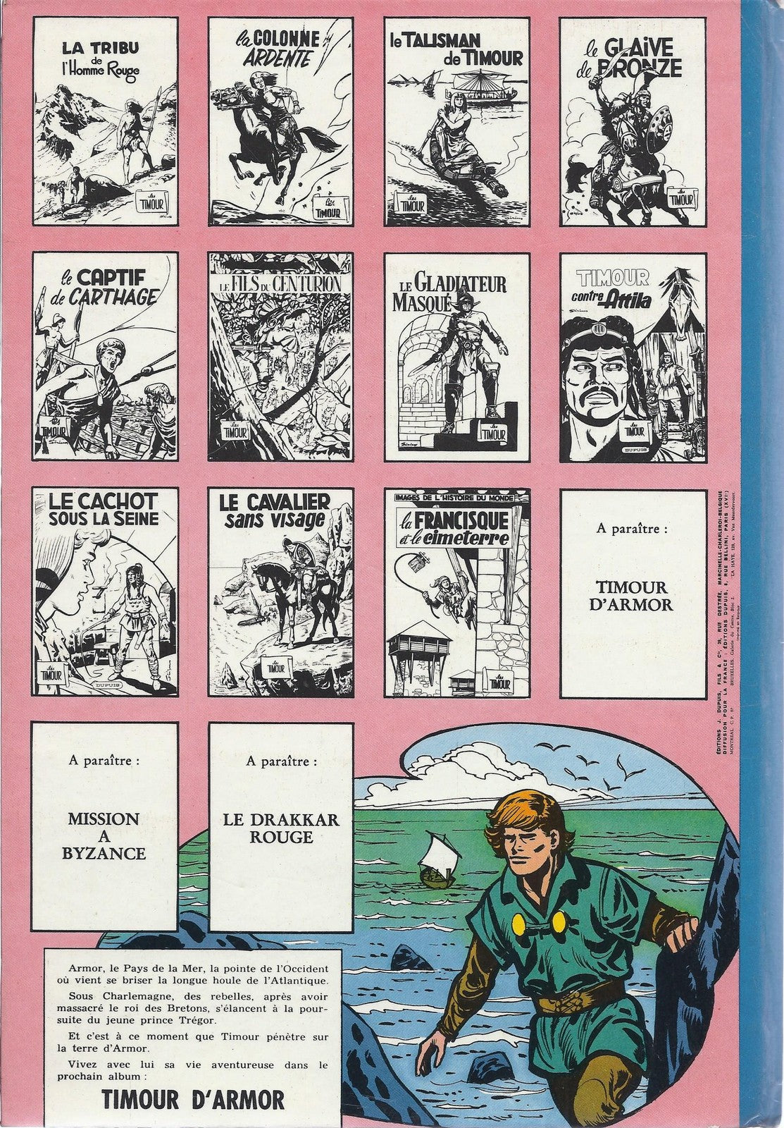 BD Timour (les) - La Francisque et le cimeterre - E.O .1961 BE - Sirius