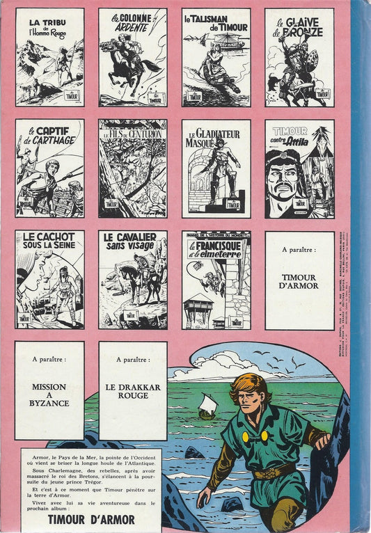 BD Timour (les) - La Francisque et le cimeterre - E.O .1961 BE - Sirius