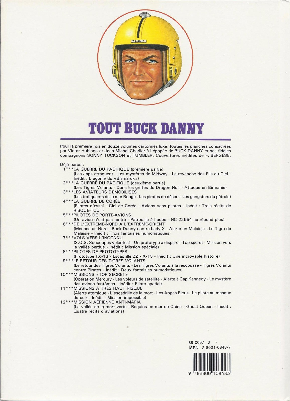 BD Tout Buck Danny - N°3- RE- cartonnée-1990 -TBE- Hubinon