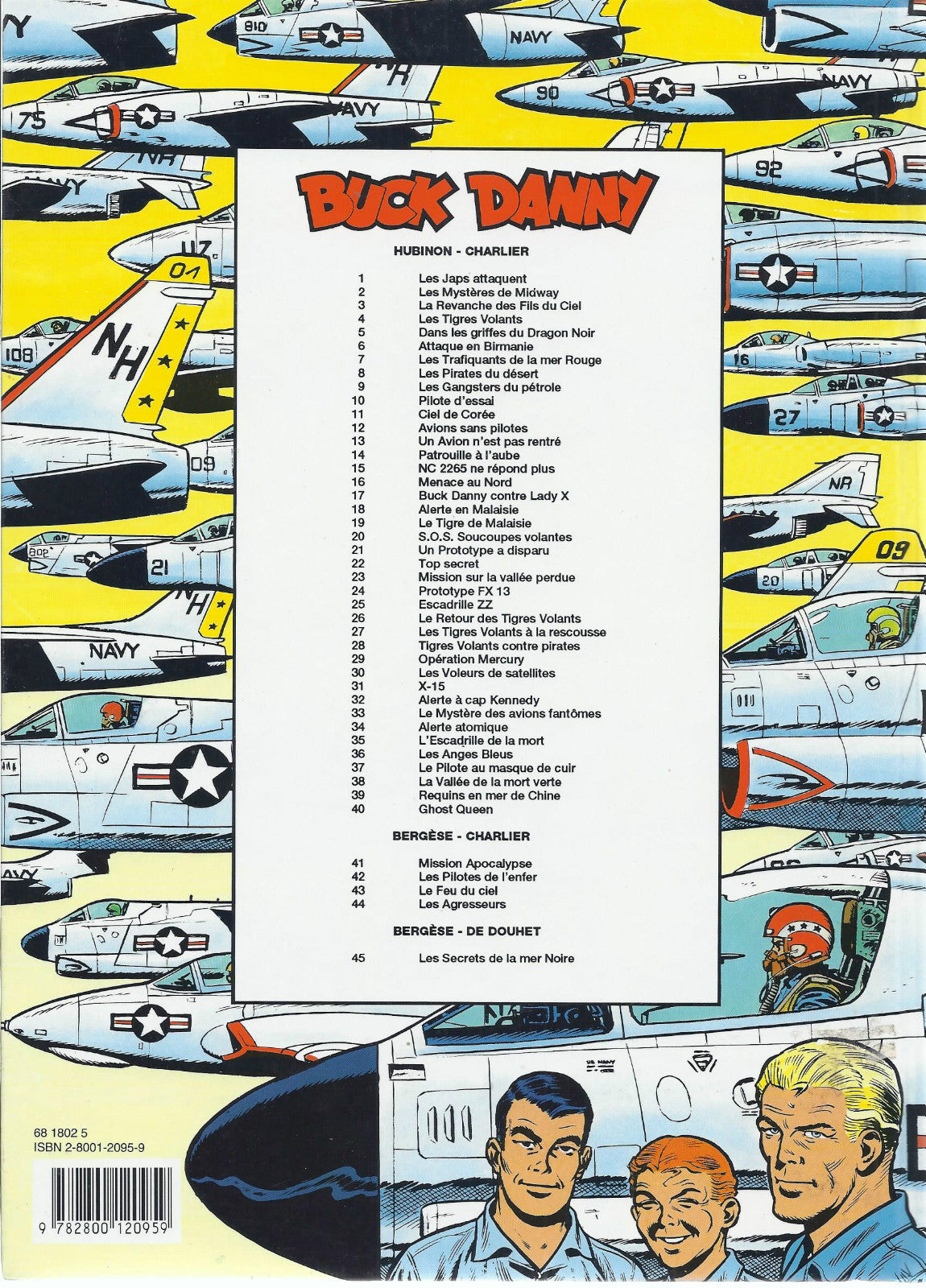 BD Buck Danny - N° 45 - Les secrets de la mer noire- EO 1994 TBE - Bergèse