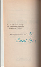 Livre dédicacé - Henri Vernes - Bob Morane - La panthère des Hauts-Plateaux - Numéro 4 - TYPE 21 - EO - 1992 - Neuf - Lefrancq