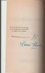 Livre dédicacé - Henri Vernes - Bob Morane - La vallée infernale - Numéro 1 - TYPE 21 - RE - 1992 - Neuf - Lefrancq