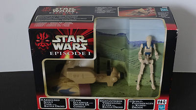  Figurine Star Wars - Tank éclaireur avec droide - 1999 - neuf  - Hasbro