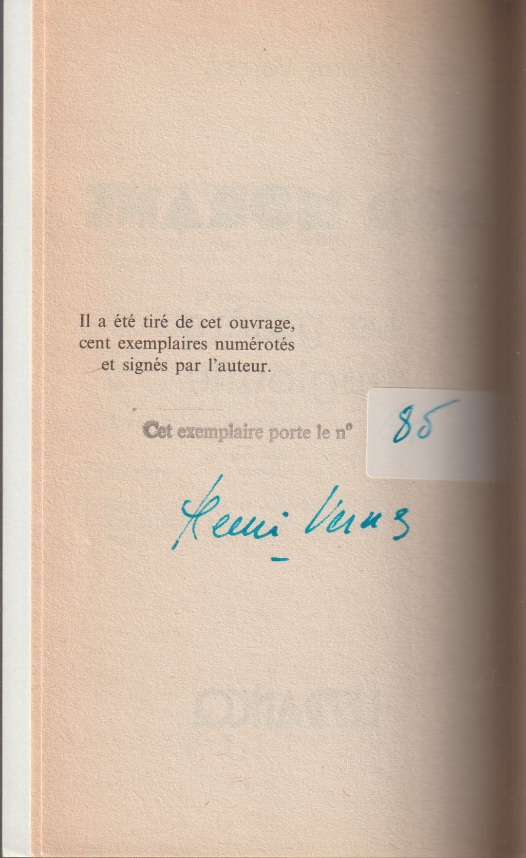 Livre dédicacé - Henri Vernes - Bob Morane - La galère engloutie - Numéro 2 - TYPE 21 - RE - 1992 - Neuf - Lefrancq