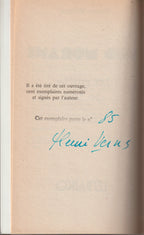 Livre dédicacé - Henri Vernes - Bob Morane - La griffe de feu - Numéro 3 - TYPE 21 - RE - 1992 - Neuf - Lefrancq