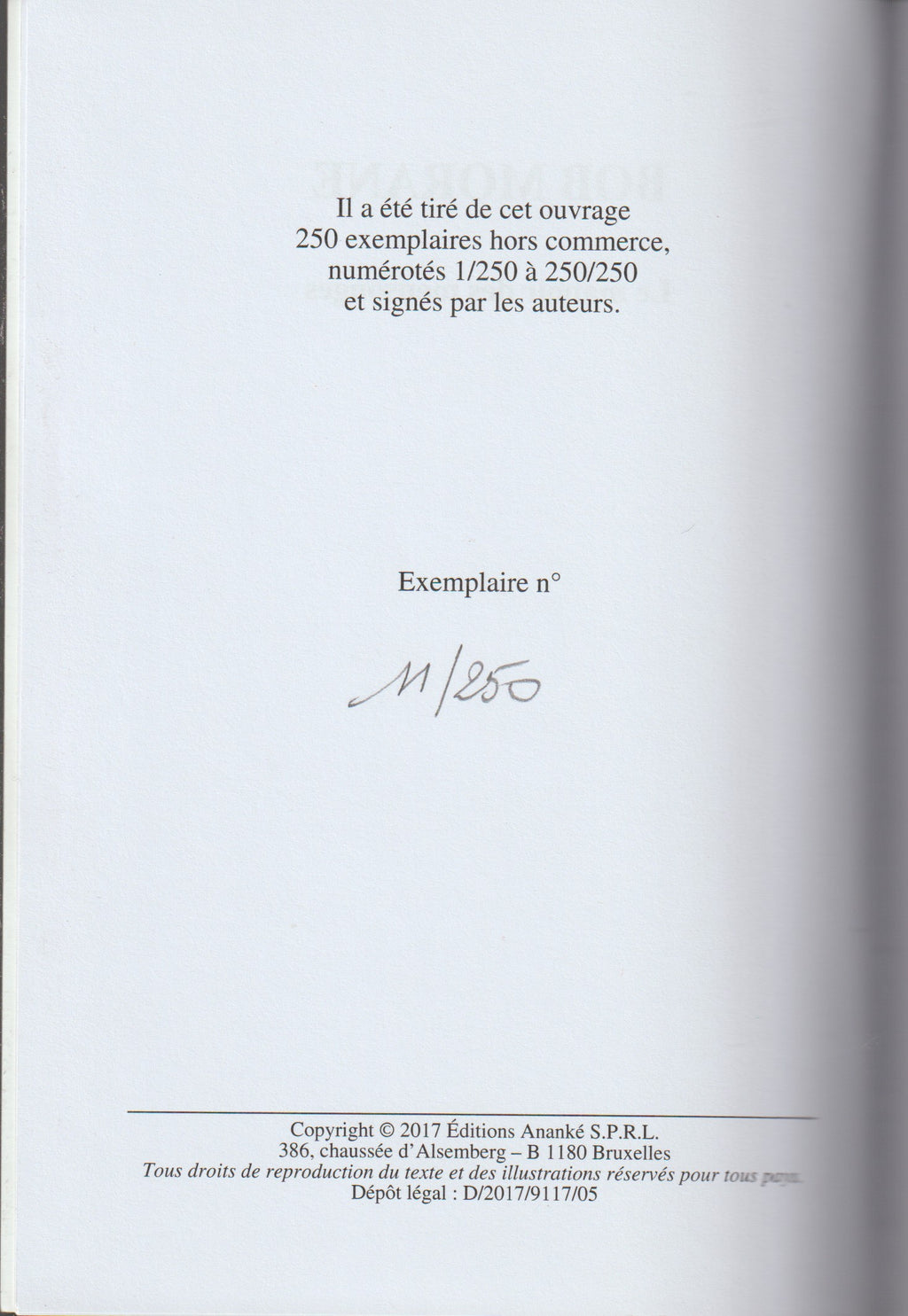 Libro - Henri Vernes - Bob Morane - La mansión de las mentiras - EO - 2017 - TTBE - Fuera de comercio
