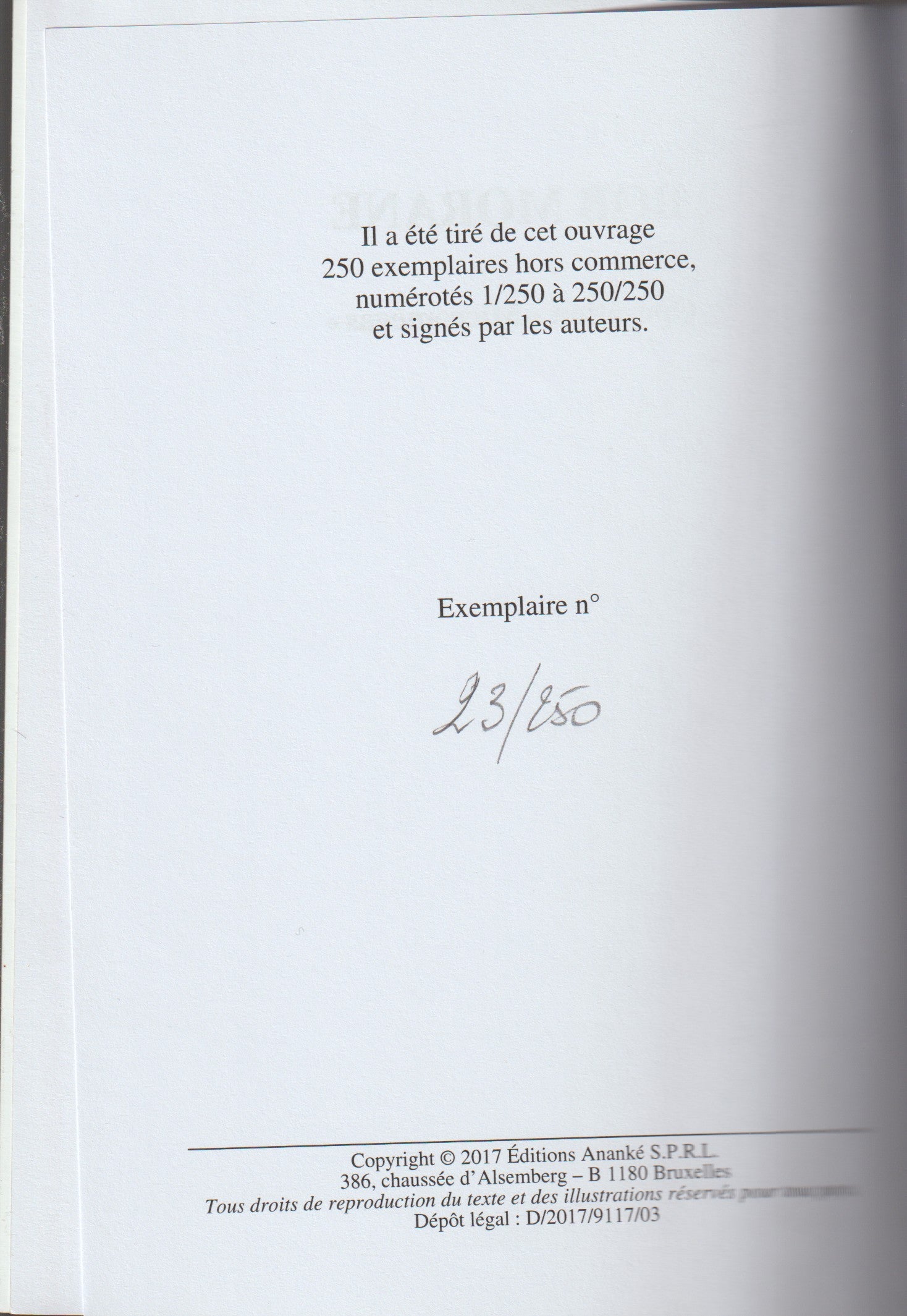 Livre - Henri Vernes - Bob Morane - Opération "Micromégas" - EO - 2017 - TTBE - Hors Commerce