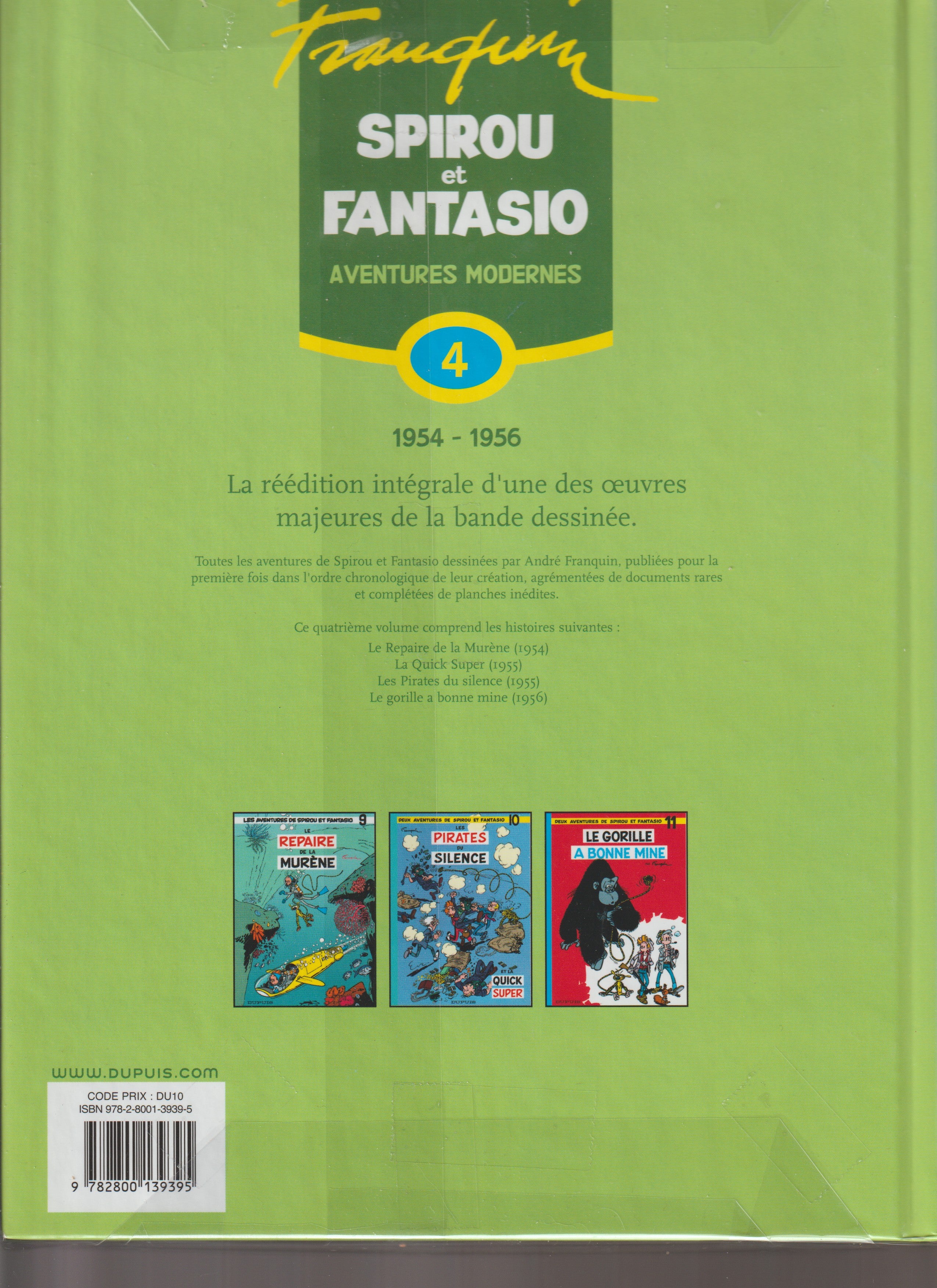 Bd - Spirou et Fantasio - Aventures modernes - Tome 4 - Franquin - EO - 2007 - TTBE - Dupuis