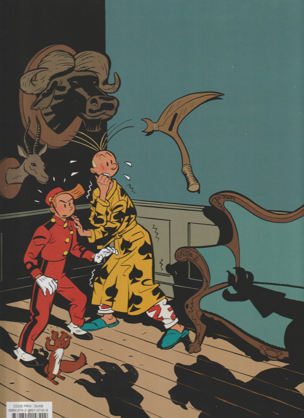 Bd - Le Spirou de Schwartz et Yann - La femme léopard - Tome 7 - Olivier schwartz et Yann - EO - 2014 - TTBE - Dupuis
