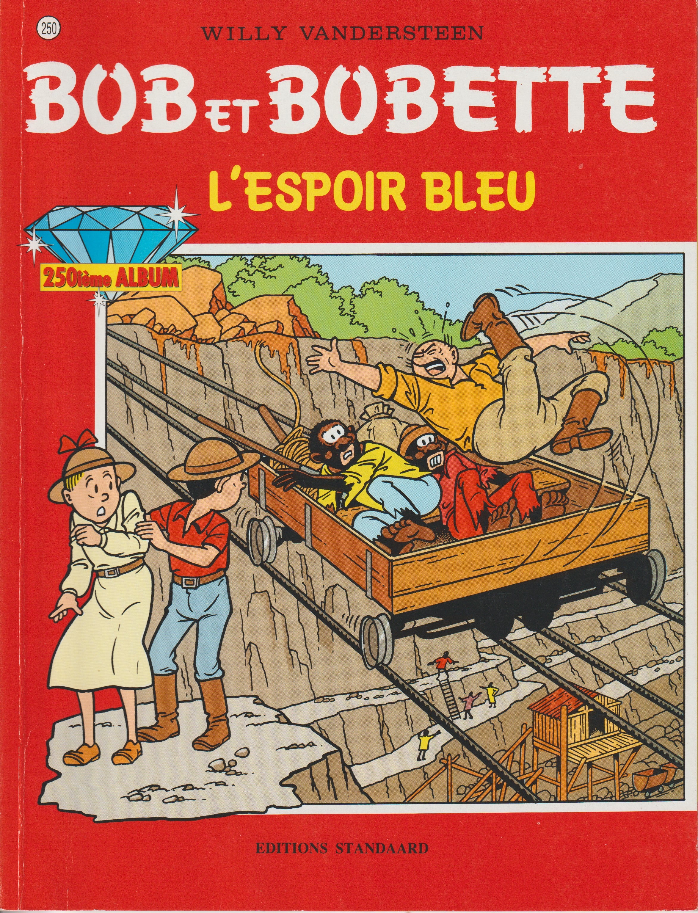 BD  Bob et Bobette - L'espoir bleu - N° 250 - EO - 1996 -TTBE-Vandersteen