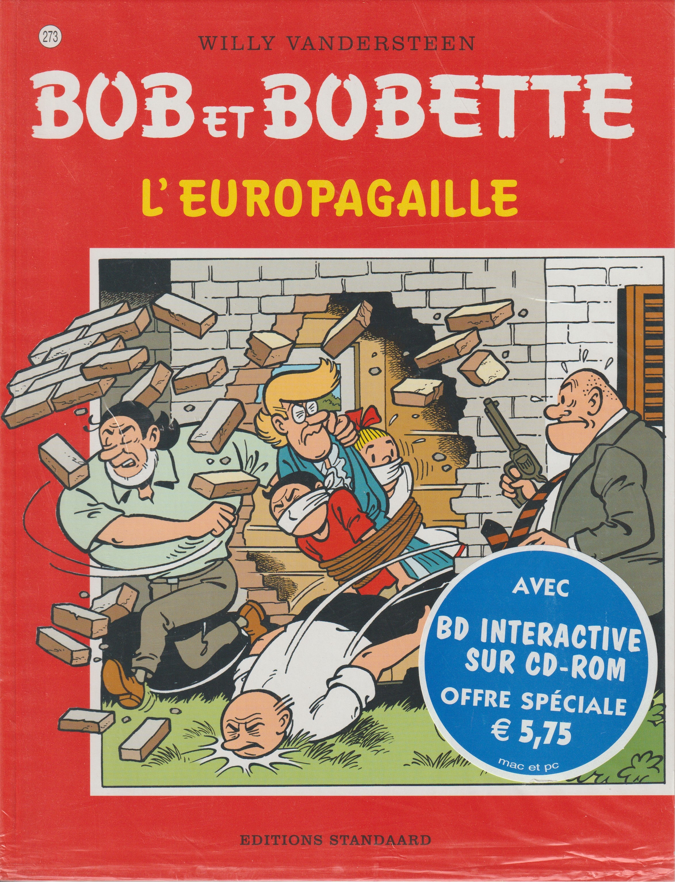 BD  Bob et Bobette - L'Europagaille - N° 273CD - EO - 2002 -TTBE-Vandersteen
