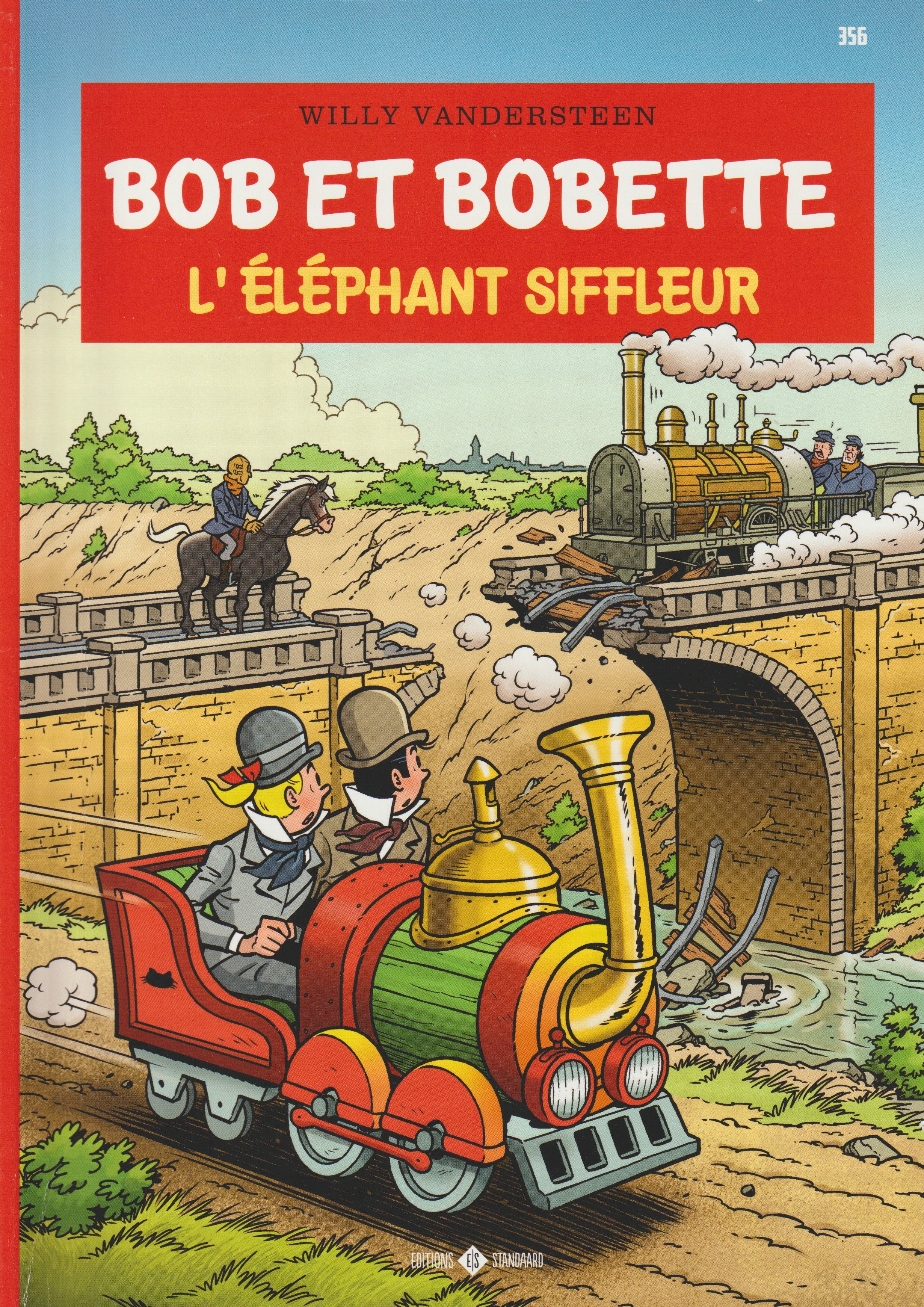 BD  Bob et Bobette - L'éléphant siffleur - N° 356 - EO - 2021 -TTBE-Vandersteen