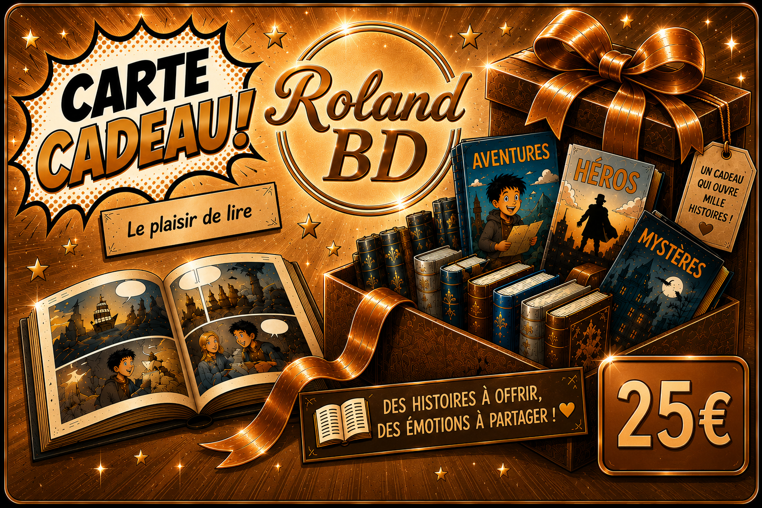 Carte Cadeau Roland BD