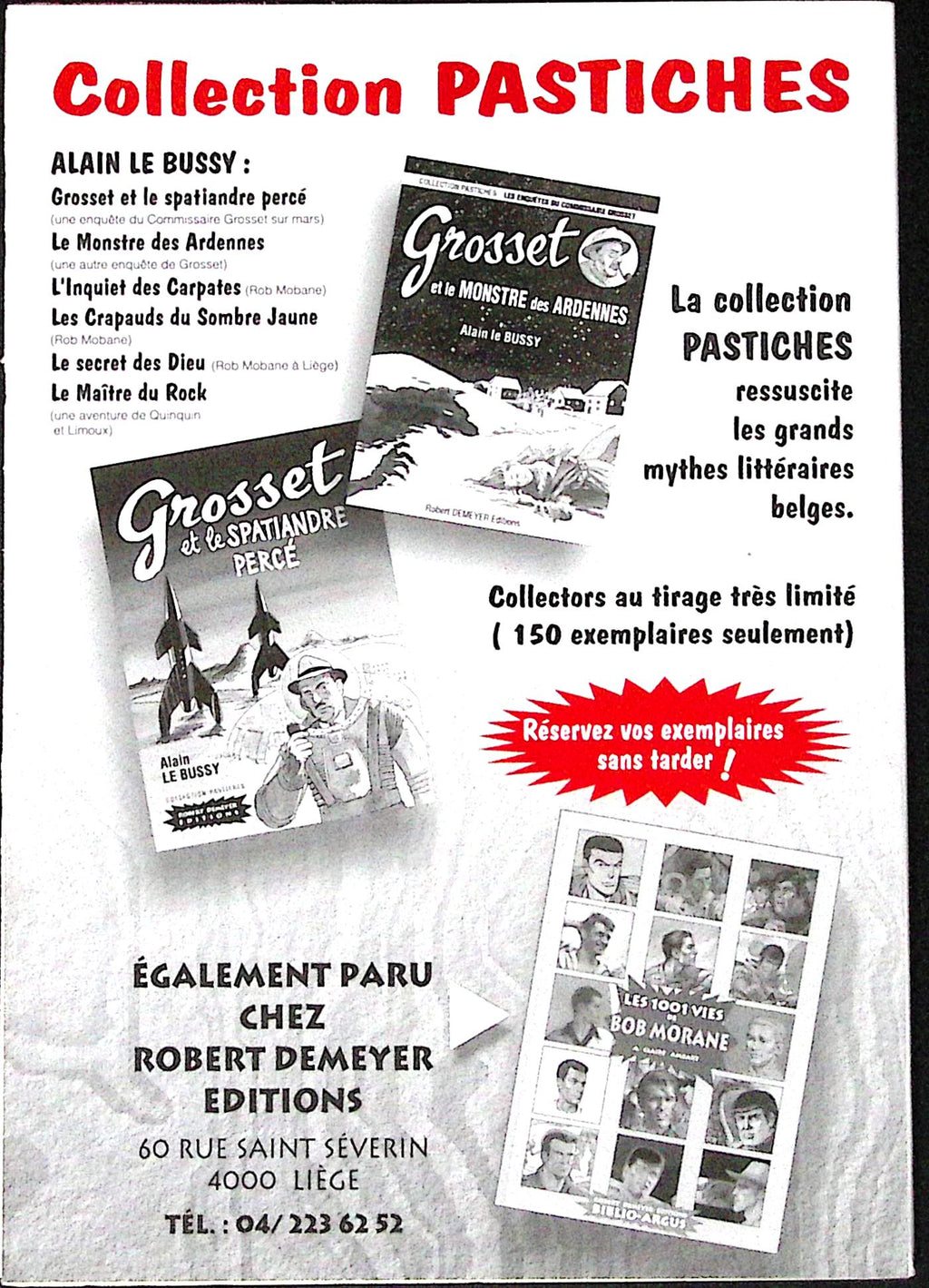 Livre - Henri Vernes - Bob Morane - Alain Le Bussy - Le secret des dieux - EO - 2003 - TTBE - Hors-série