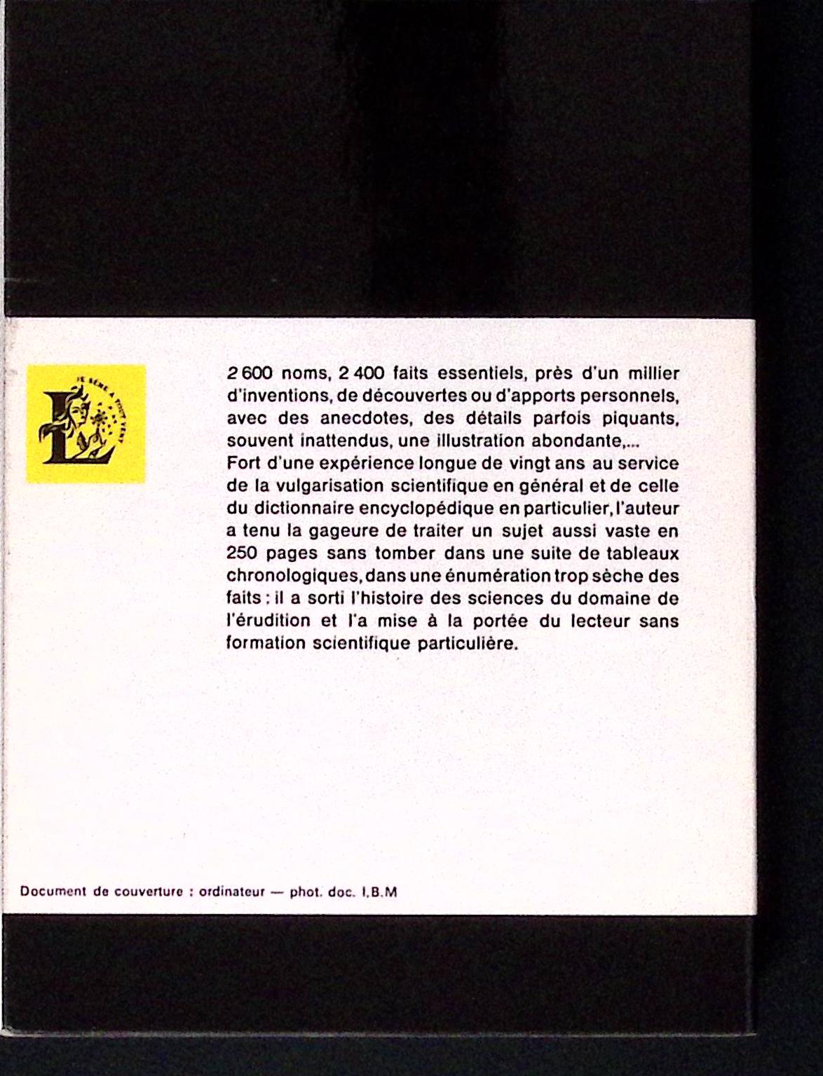 Livre ancien - Physique/Chimie - Dictionnaire des découvertes scientifiques - Thomas De Galiana - EO - 1968 - TTBE- Larousse