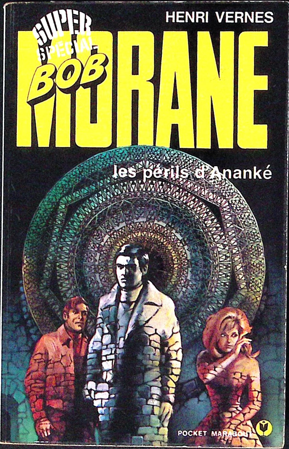 Livre - Henri Vernes - Bob Morane - Les périls d'Ananké - Numéro 135 - TYPE 12 - EO - 1975 - TBE - Marabout Pocket
