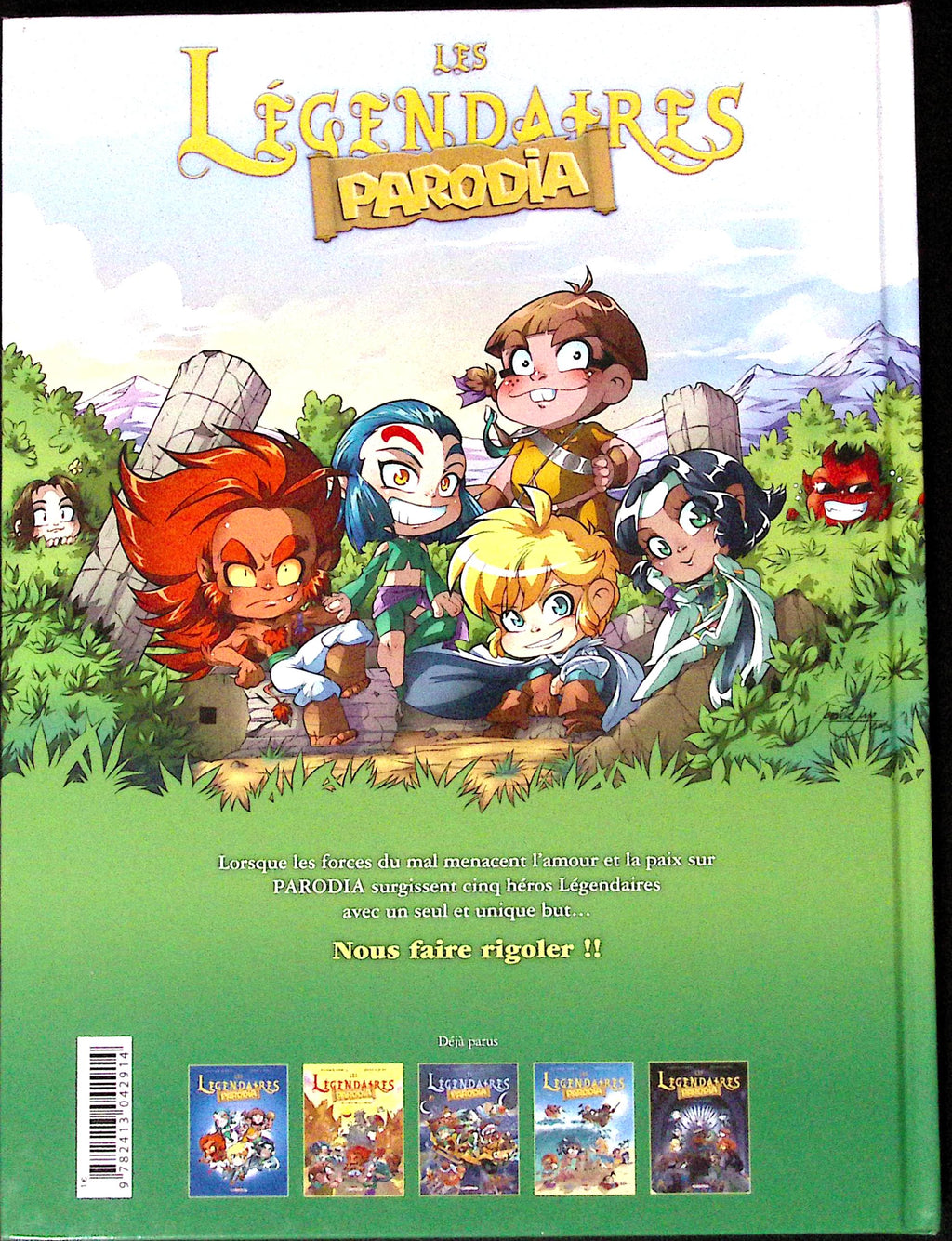 Bd - Les légendaires - Parodia - Jung/Sobral - EO - 2021 - TTBE - Delcourt