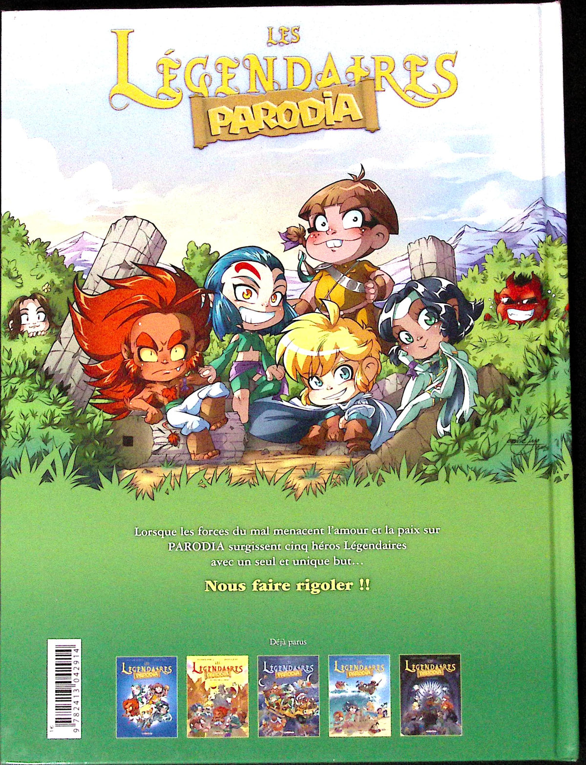 Bd - Les légendaires - Parodia - Jung/Sobral - EO - 2021 - TTBE - Delcourt