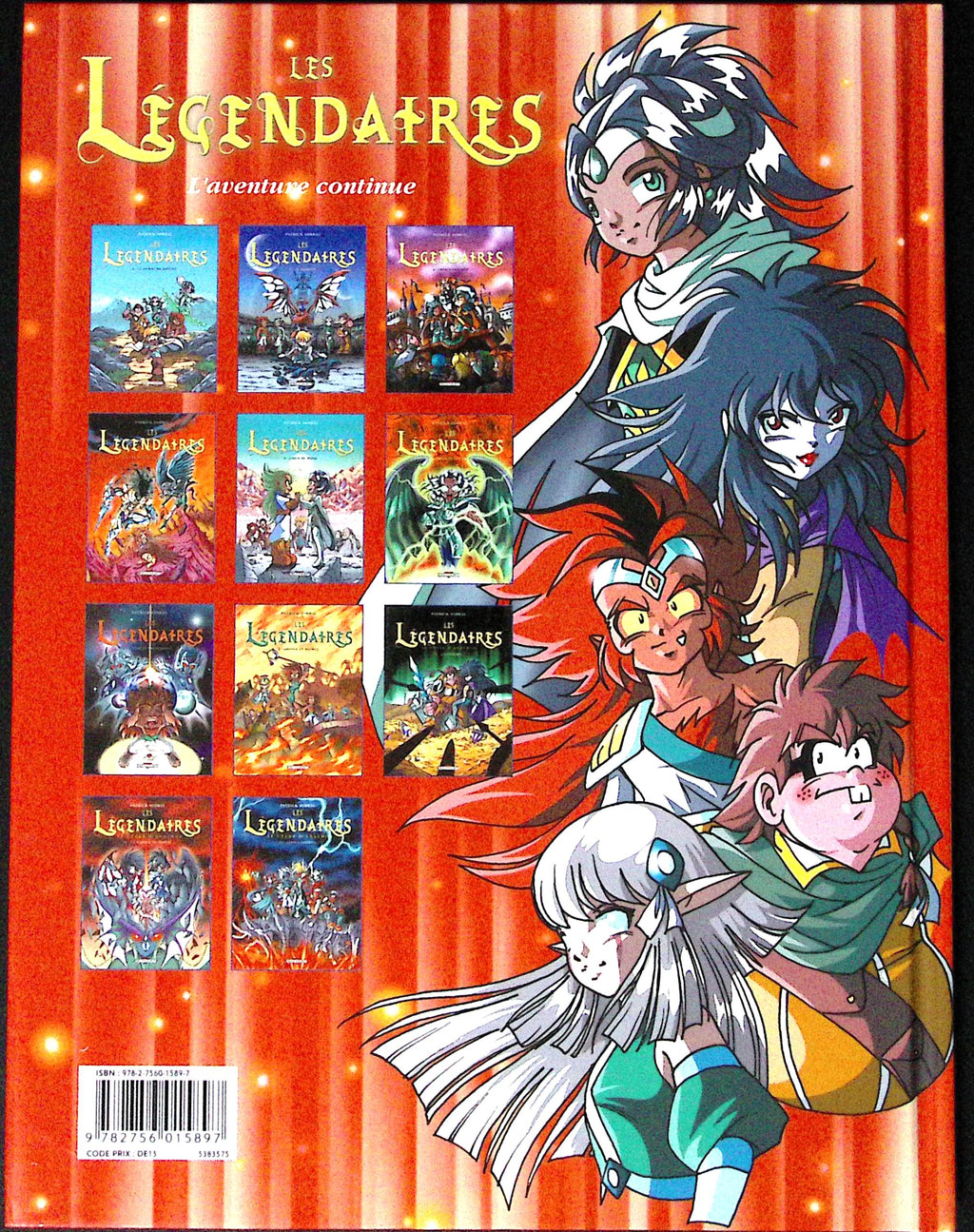 Bd - Les légendaires - Le cycle d'Anathos - Tome 11 - Versus inferno - Sobral - EO - 2009 - TTBE - Delcourt