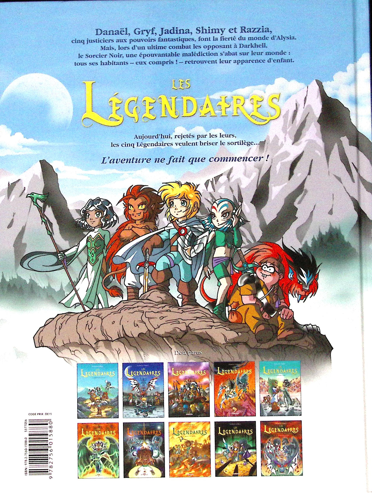 Bd - Les légendaires - Le cycle d'Anathos - Tome 10 - La marque du destin - Sobral - EO - 2009 - TTBE - Delcourt