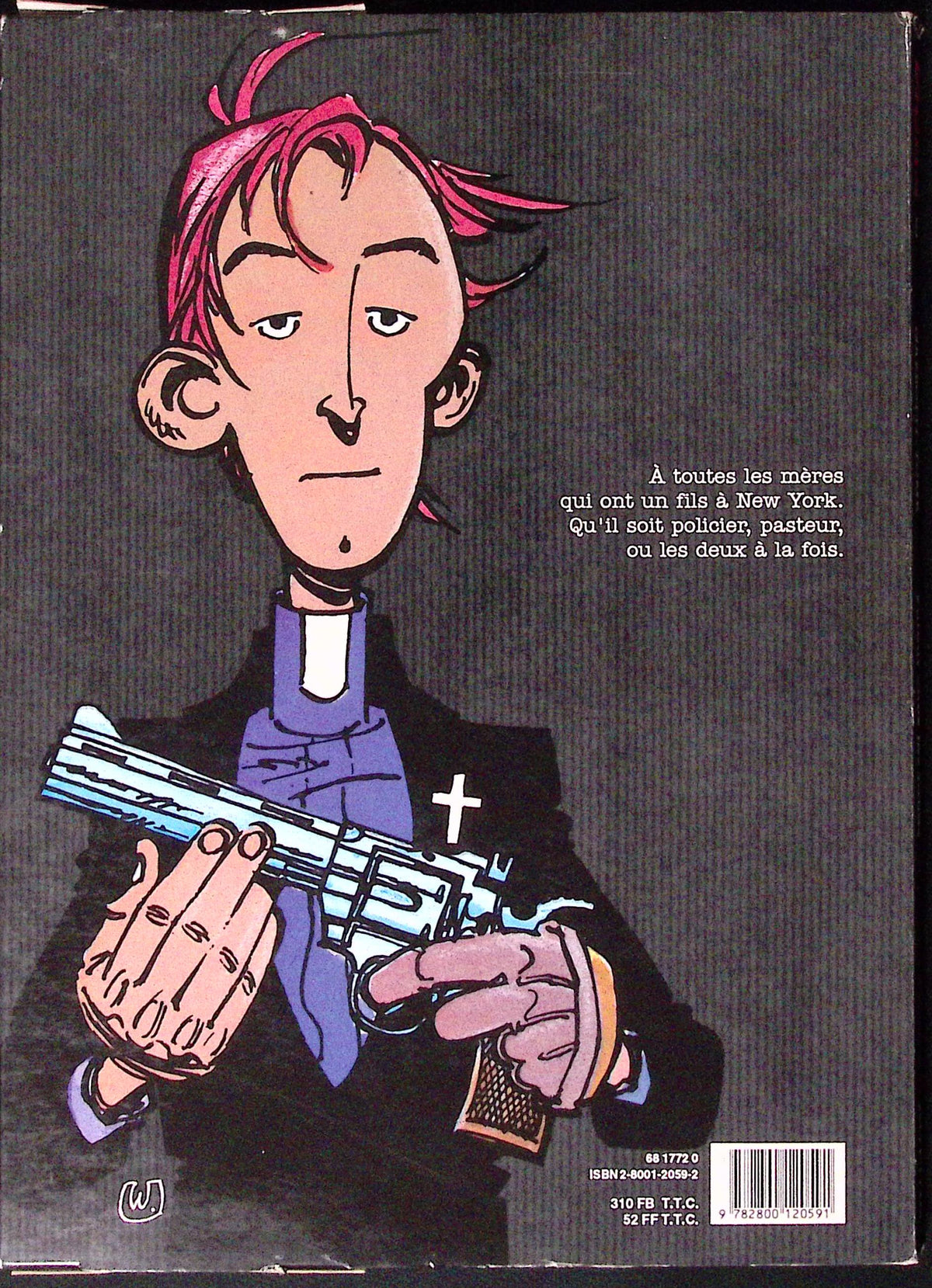 Bd dédicacée - SODA - Fureur chez les saints - Tome 5 - Bruno Gazzotti et Philippe Tome - EO - 1993 - BE - Dupuis