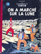 Bd Tintin - On a marché sur la lune B11 - Hergé - EO - 1954 - TBE - Casterman