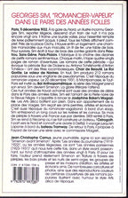 Livre - Georges Simenon - Jean-Christophe Camus - Les années parisiennes - EO - 1990 - TTBE - Didier Hatier