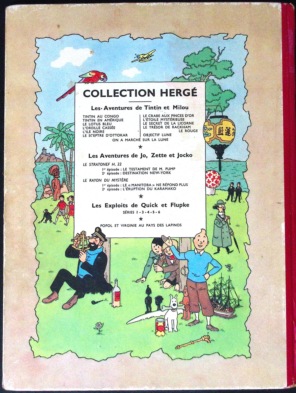 Bd Tintin - On a marché sur la lune B11 - Hergé - EO - 1954 - TBE - Casterman