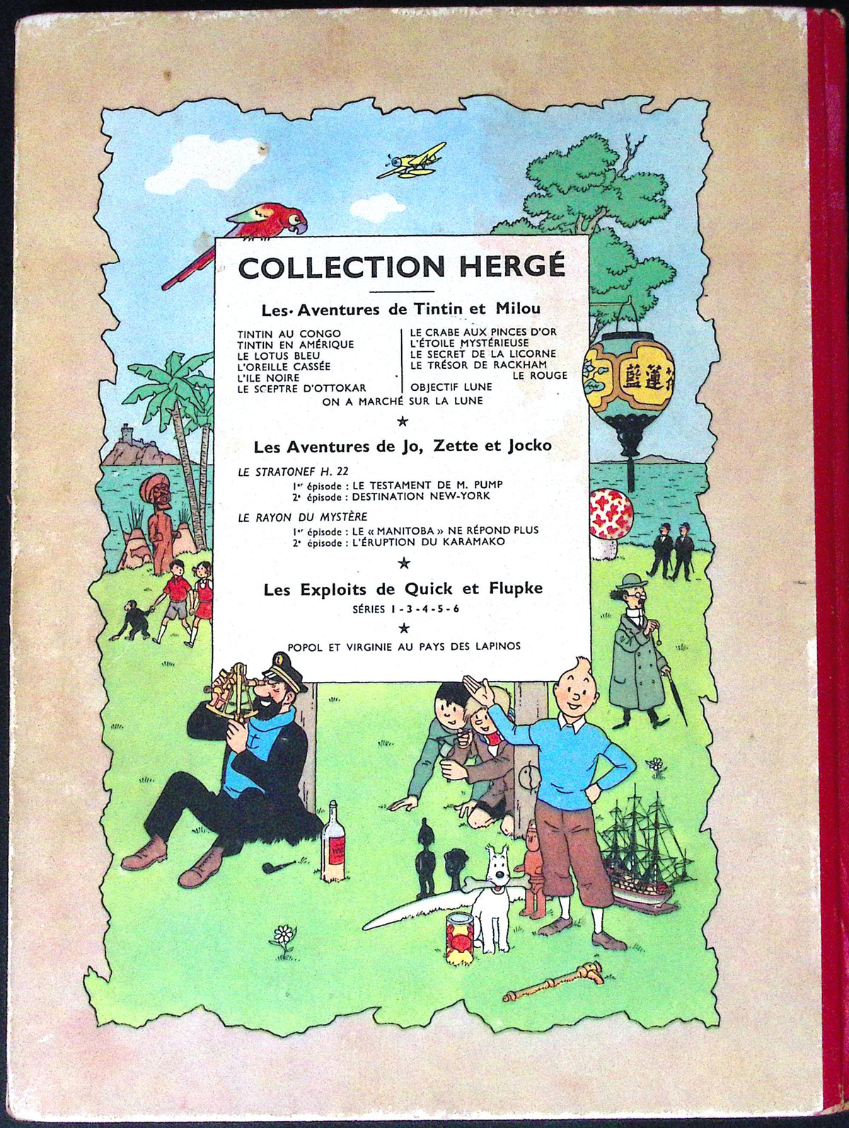 Bd Tintin - On a marché sur la lune B11 - Hergé - EO - 1954 - TBE - Casterman