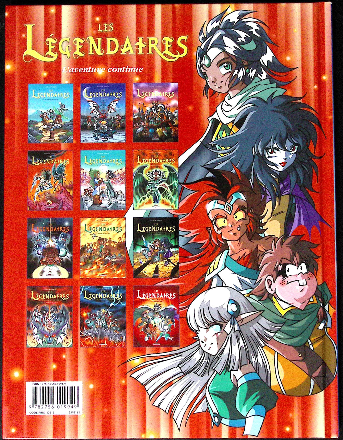 Bd - Les légendaires - Le cycle d'Anathos - Tome 12 - Renaissance - Sobral - EO - 2010 - TTBE - Delcourt
