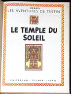 Bd Tintin - Le temple du soleil B3 - Hergé - EO - 1949 - TBE - Casterman