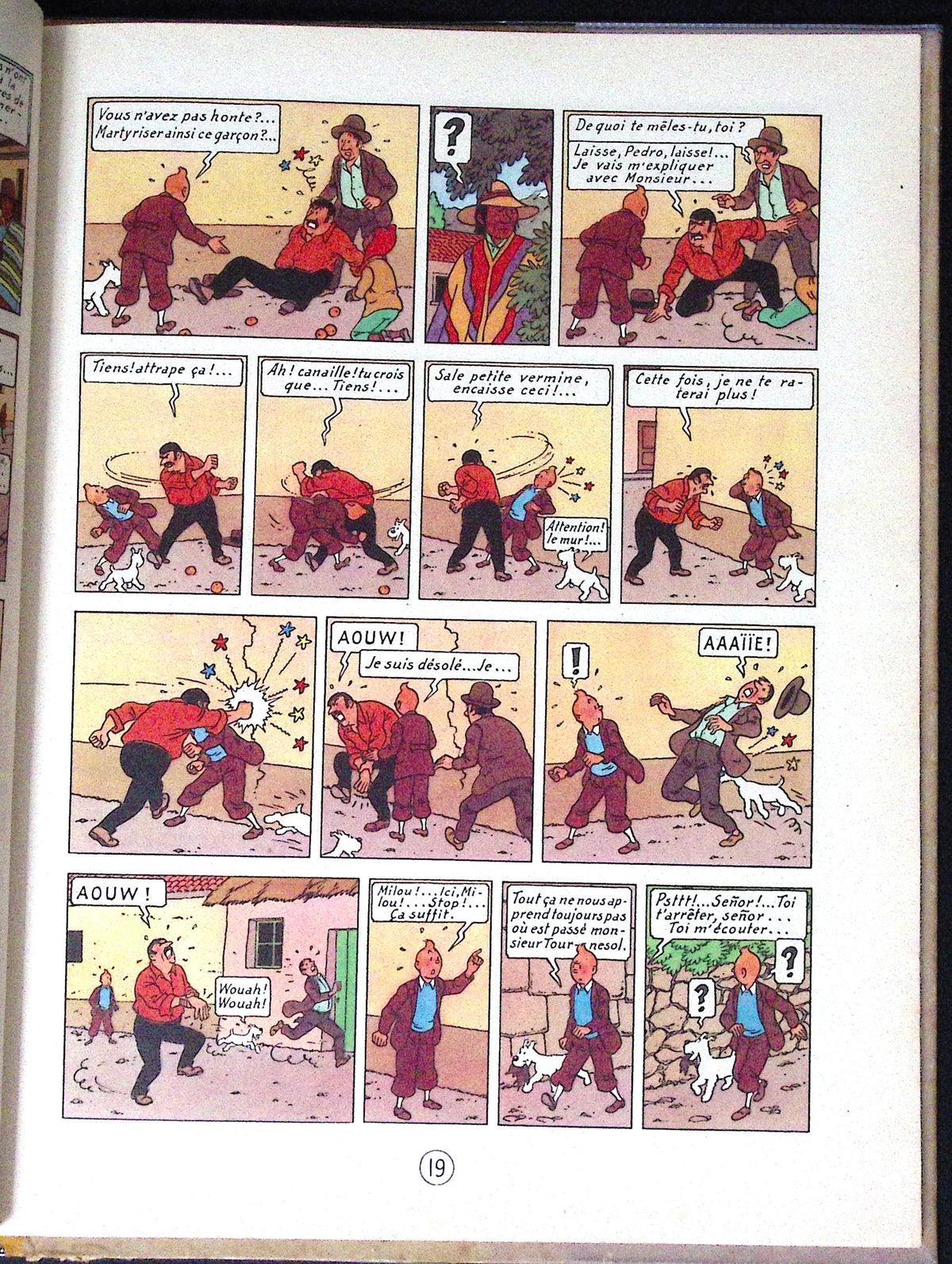 Bd Tintin - Le temple du soleil B3 - Hergé - EO - 1949 - TBE - Casterman