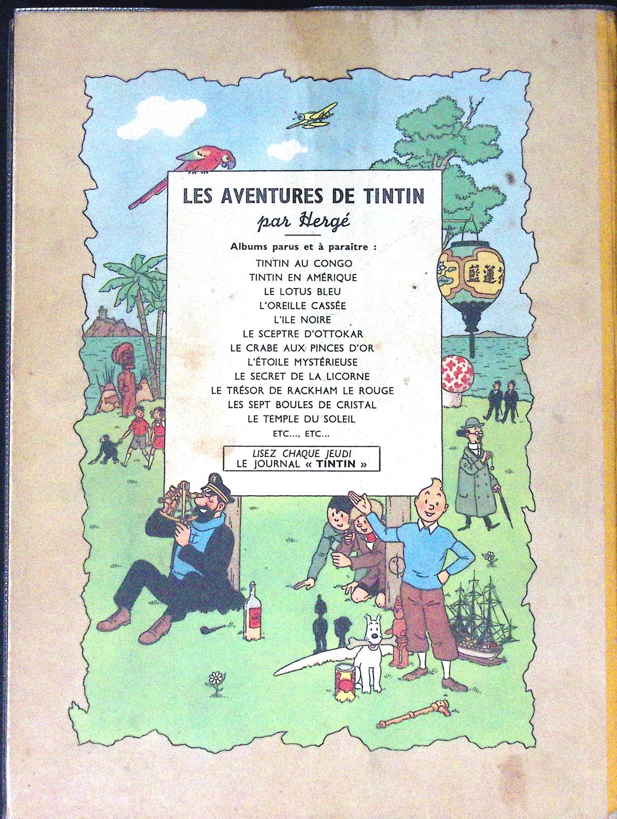 Bd Tintin - Le temple du soleil B3 - Hergé - EO - 1949 - TBE - Casterman
