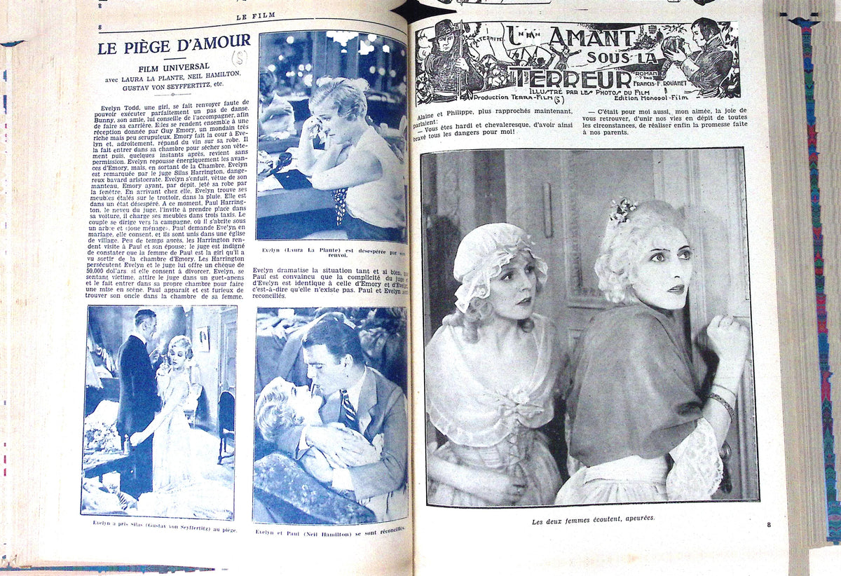 Livre ancien - Cinéma - Reliure de la revue "Le livre du cinéma" 104 numéros - EO - 1929/1930 - TTBE - Patria