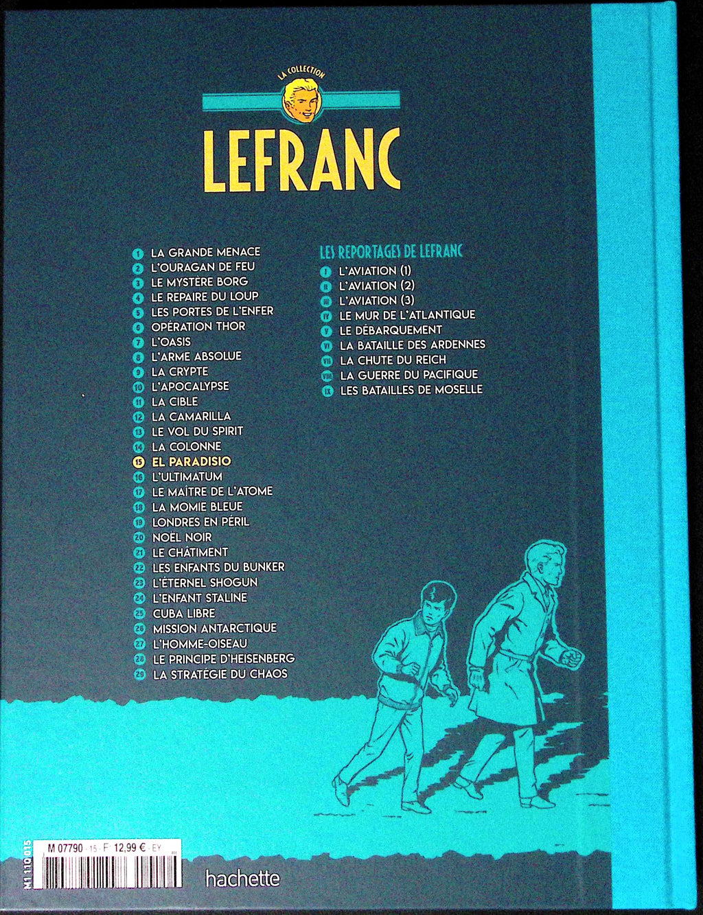 Bd - Lefranc - La collection - Tome 15 - El Paradisio - Jacques Martin - RE - 2019 - TTBE - Hachette