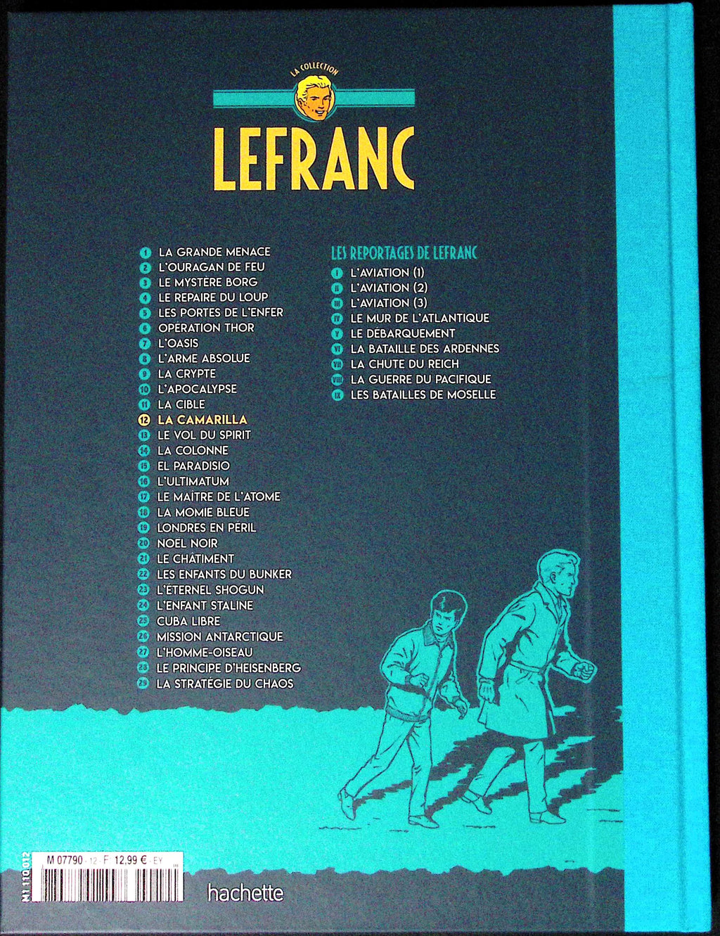 Bd - Lefranc - La collection - Tome 12 - La Camarilla - Jacques Martin - RE - 2019 - TTBE - Hachette