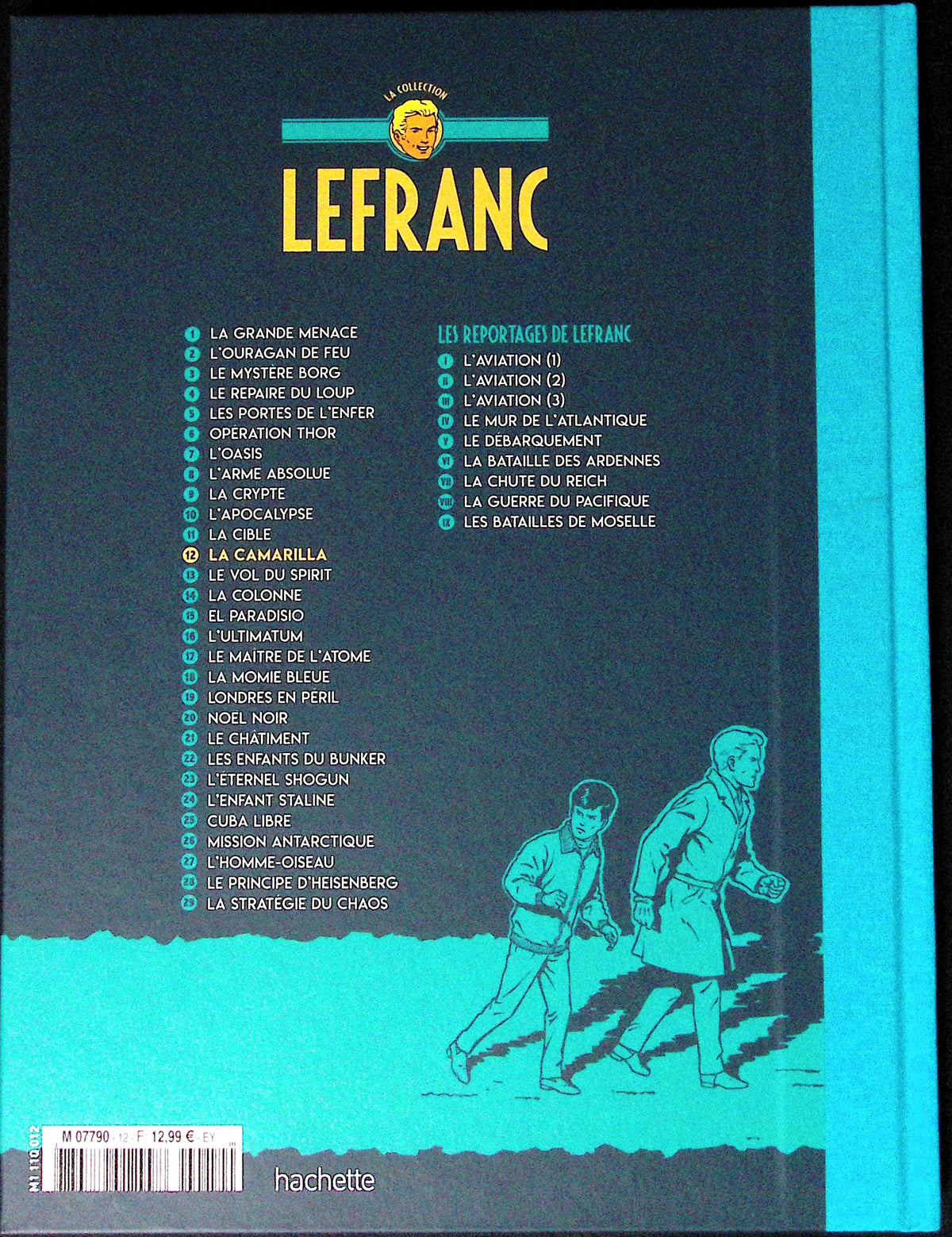 Bd - Lefranc - La collection - Tome 12 - La Camarilla - Jacques Martin - RE - 2019 - TTBE - Hachette