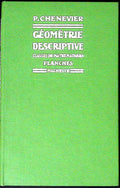 Livre ancien - Mathématiques - Géométrie descriptive, planches - P. Chenevier - EO - 1935 - TTBE - Hachette