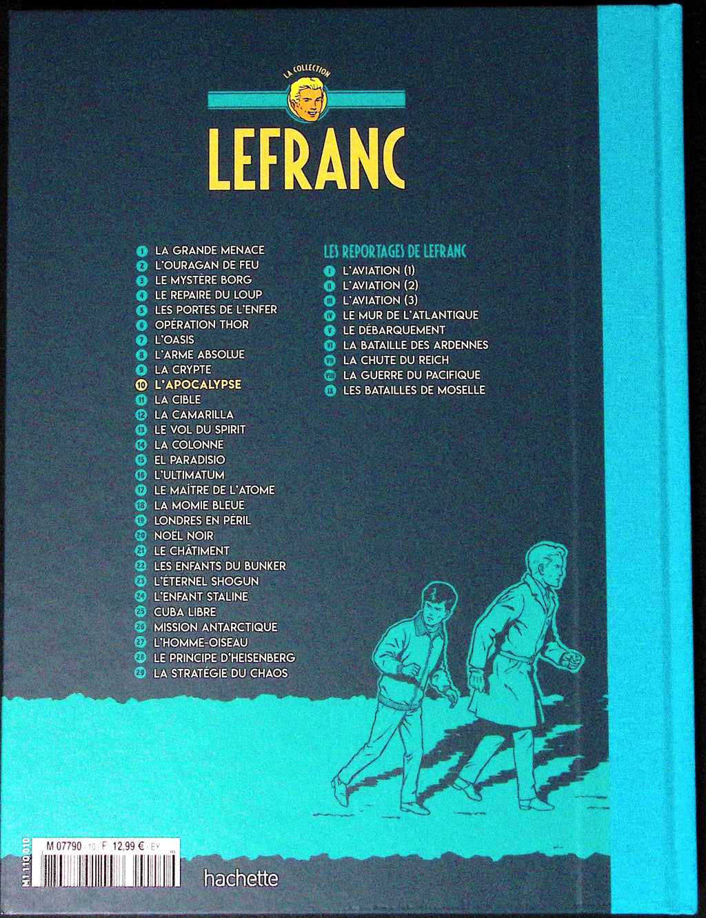 Bd - Lefranc - La collection - Tome 10 - L'apocalypse - Jacques Martin - RE - 2019 - TTBE - Hachette