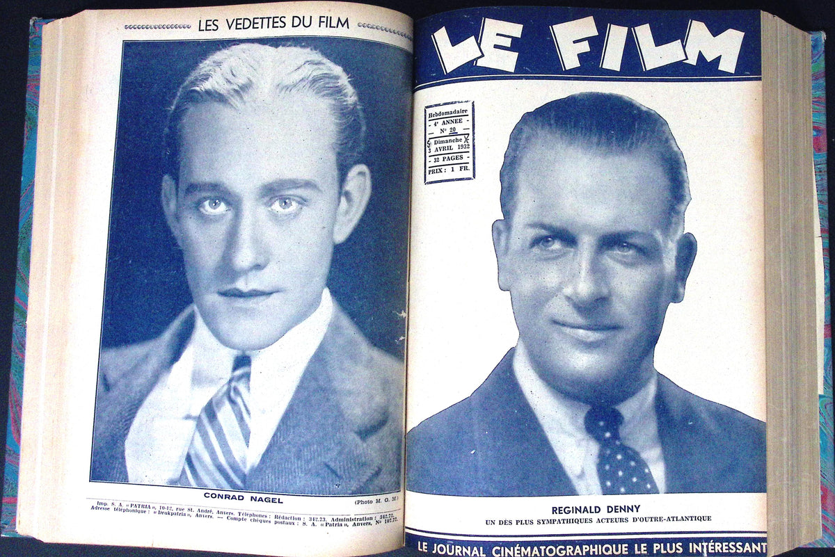 Livre ancien - Cinéma - Reliure de la revue "Le livre du cinéma" 104 numéros - EO - 1931/1932 - TTBE - Patria