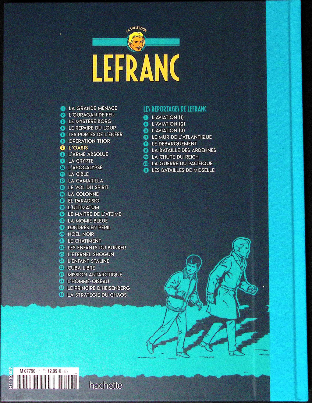 Bd - Lefranc - La collection - Tome 7 - L'oasis - Jacques Martin - RE - 2019 - TTBE - Hachette