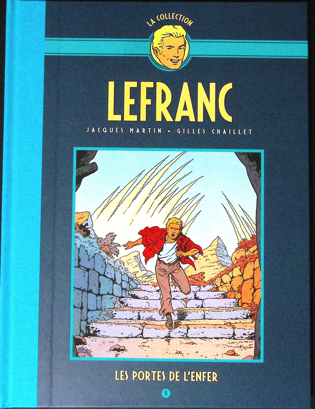 Bd - Lefranc - La collection - Tome 5 - Les portes de l'enfer - Jacques Martin - RE - 2019 - TTBE - Hachette