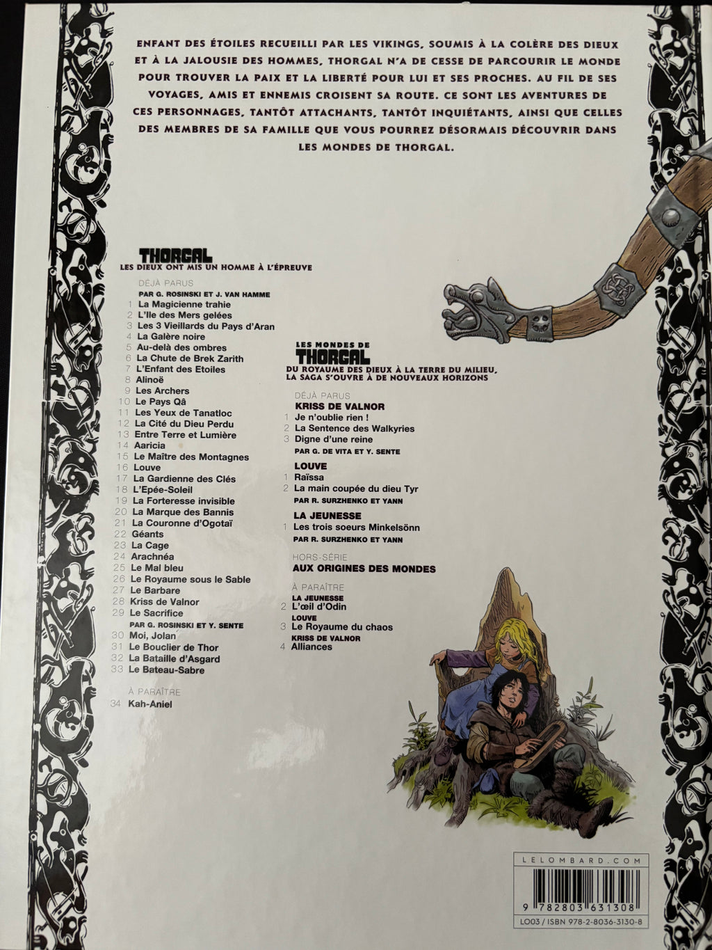 Cómic - Los mundos de Thorgal - la juventud - Las tres hermanas Minkelsonn - Surzhenko - EO - 2013 - TTBE - Le Lombard