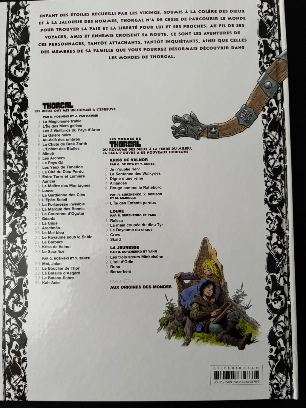 Cómic - Los mundos de Thorgal - la juventud - Berserkers - Surzhenko - EO - 2016 - TTBE - Le Lombard