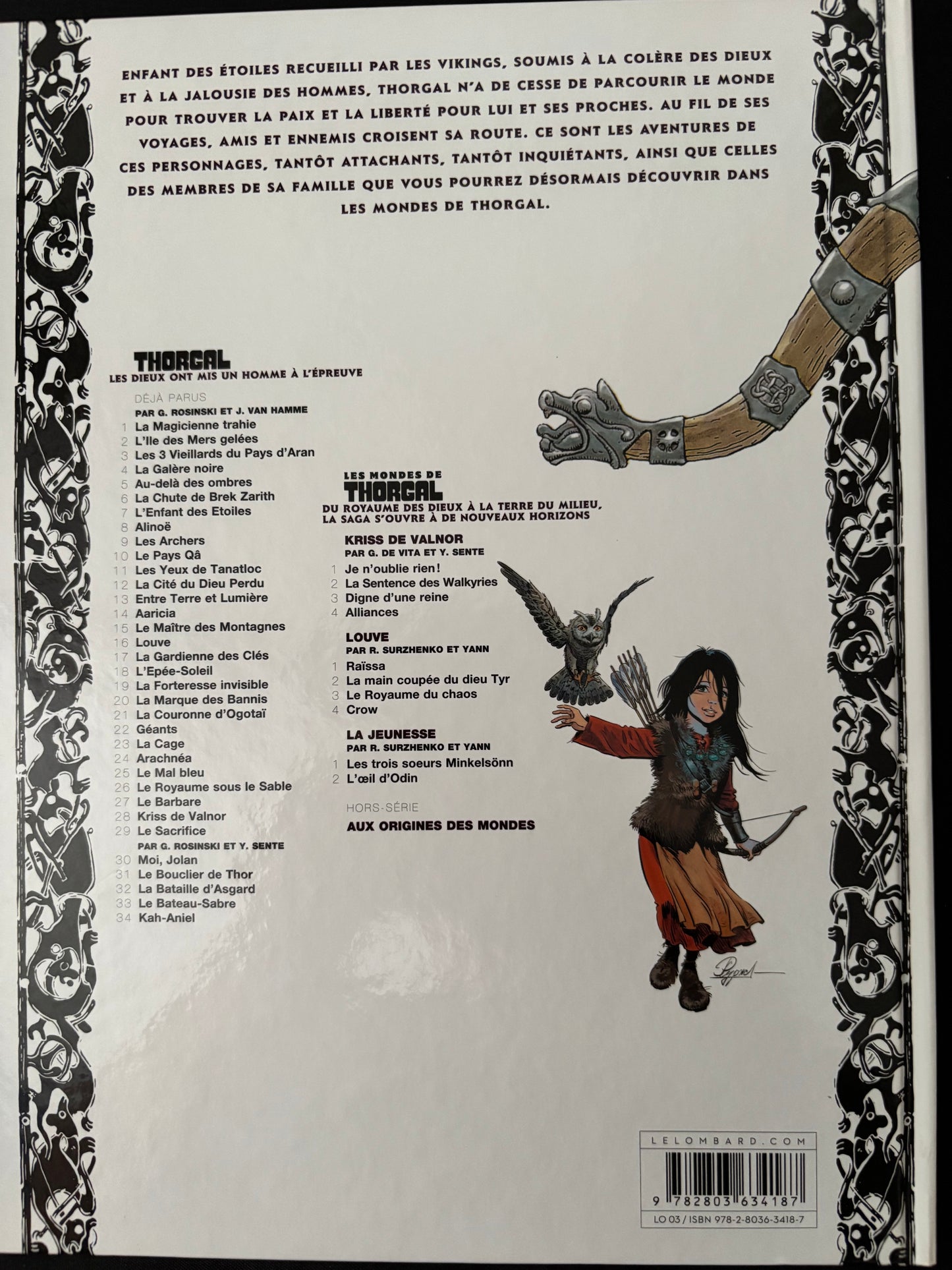 Bd - Louve - Crow - Surzhenko - EO - 2014 - TTBE - Le Lombard
