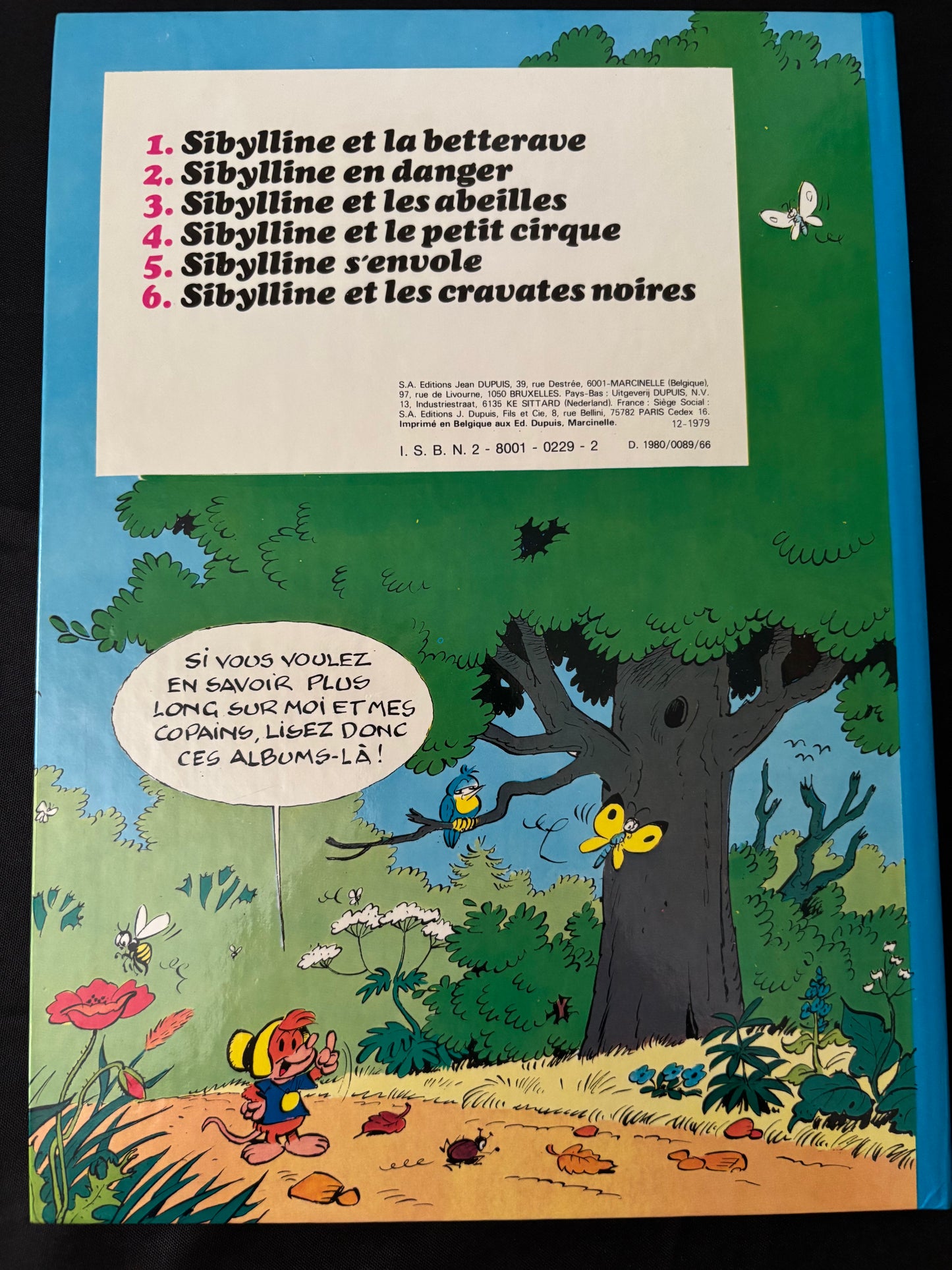 Bd - Sibylline - Sibylline en danger - Macherot - RE - 1983 - TTBE - Dupuis