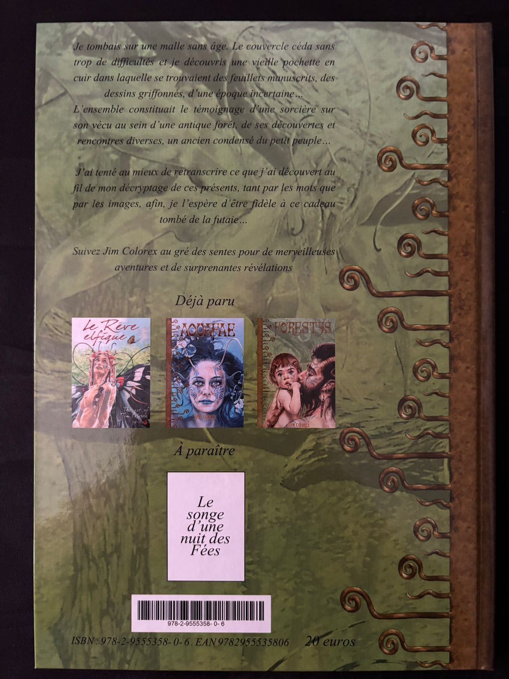 Bd dédicacée - Forestys - Colorex - EO - 2016 - TTBE - auto-édition