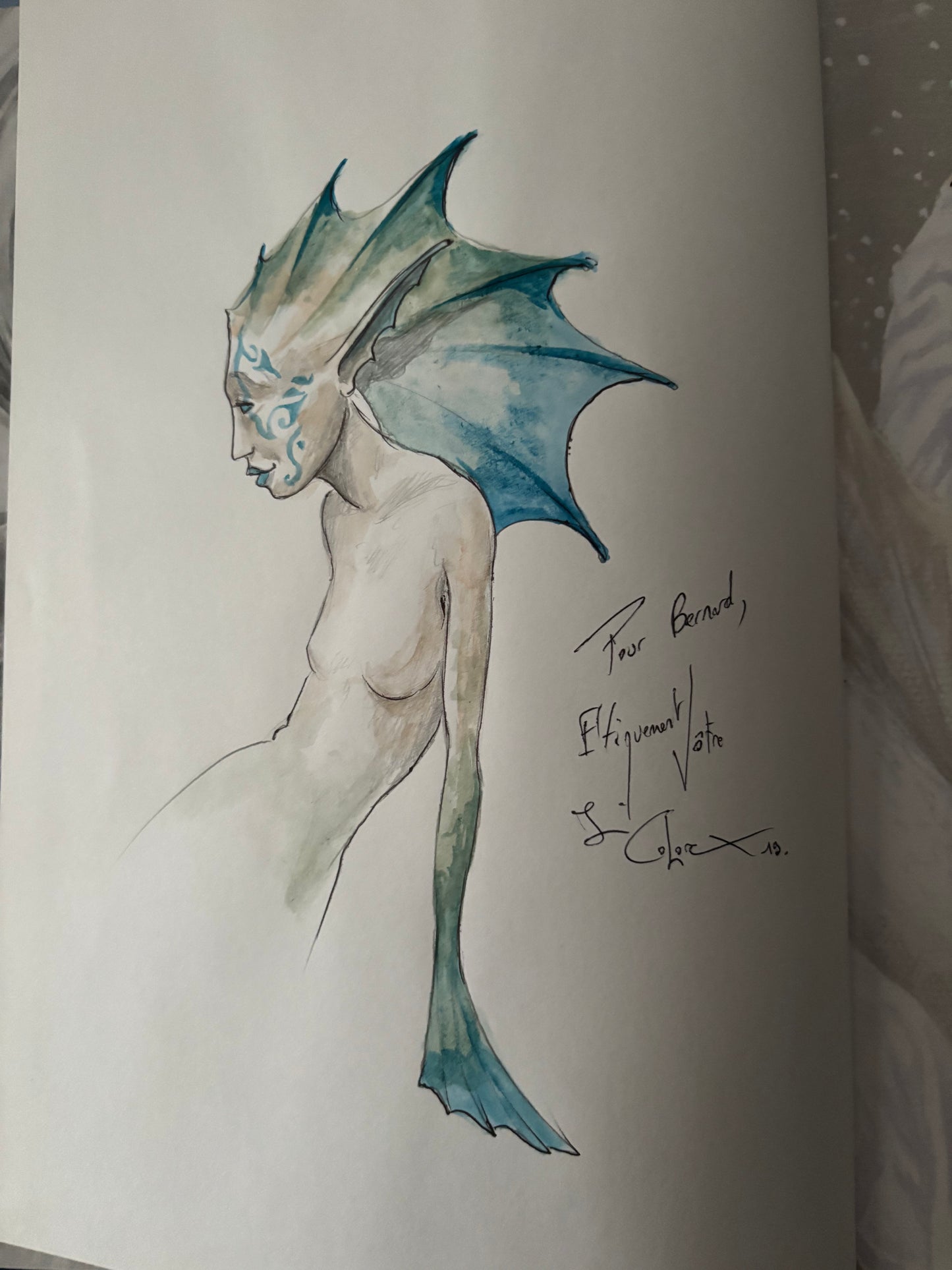 Bd dédicacée - Aquafae - Colorex - EO - 2013 - TTBE - auto-édition