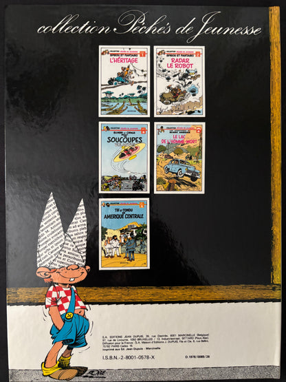 Bd - Péchés de jeunesse - Blondin et Cirage decouvrent les soucoupes Volantes - Jigé - EO - 1978 - TTBE - Dupuis